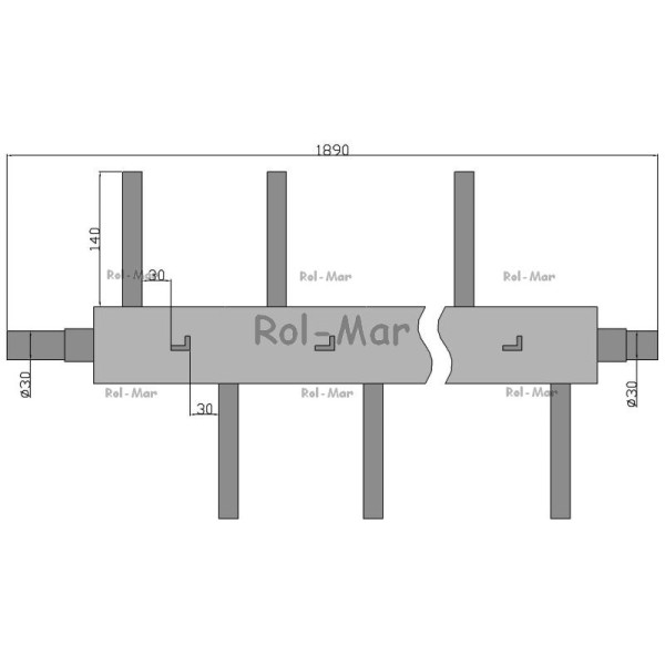Bęben rozrzutnika (kątownik) wyważony 2219250014 | Exvi