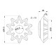 Satelita mechanizmu różnicowego MF3/MF4 897725M1 | Exvi