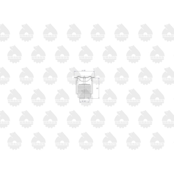 Termostat mieszkowy C-360 ORYGINAŁ URSUS 50/51-309/0 | Exvi