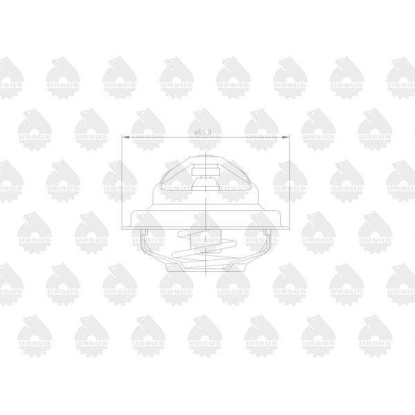 Termostat 70011316 C-385 Zetor 80/00-590/2 | Exvi