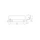 Łopatka tarczy RNP 160mm 2019050040 | Exvi