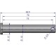 SWORZEŃ 12H8X85/75 zabezpieczenie sworznia 54660127 | Exvi