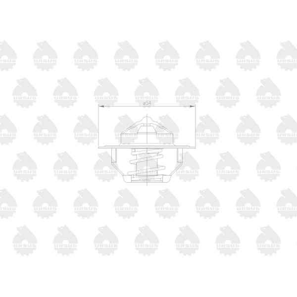 Termostat MF-4 ORYGINAŁ URSUS 2485C021U | Exvi