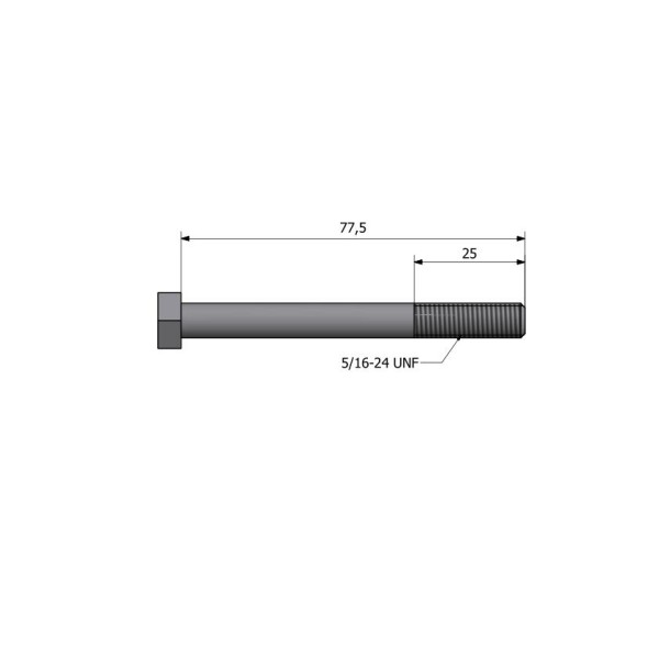 Śruba pokrywy rozrządu 0096213 5/16x3.1/8 MF3 | Exvi