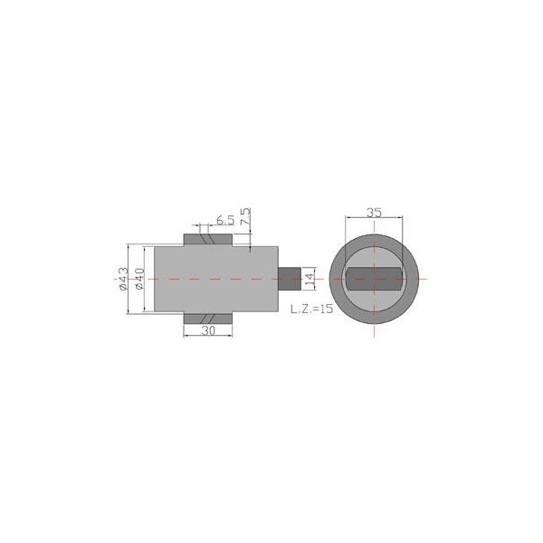 Koło małe przekładni skośny ząb Cyklop 721406029 | Exvi