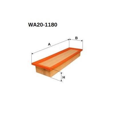 Wkład filtra powietrza WA20-1180 Sędziszów | Exvi