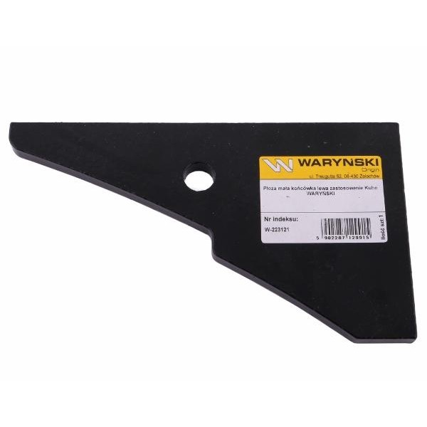 Płoza mała końcówka lewa zastosowanie Kuhn 223121 | Exvi