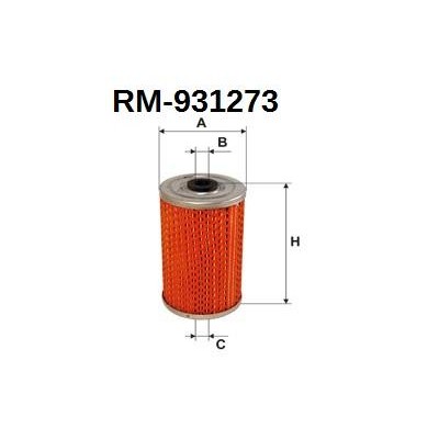Wkład filtra paliwa 3321-7341 mały RM-931273 | Exvi