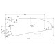 Skrzydło odkładni lewe 14"-16" Kverneland RM-063293 | Exvi