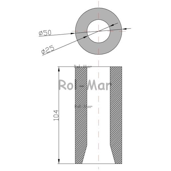 Tuleja mocowania zęba 880 mm 5193-FT88N 5011050 | Exvi