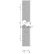 Listwa przykręcana 78cm Rozrzutnik PIN00407G03 | Exvi