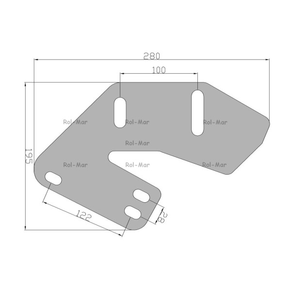 Uchwyt ścinacza prawy Kverneland RM-073310/063310 | Exvi
