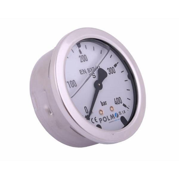 Manometr glicerynowy M63 0-400 bar MGH63KG14T400P | Exvi