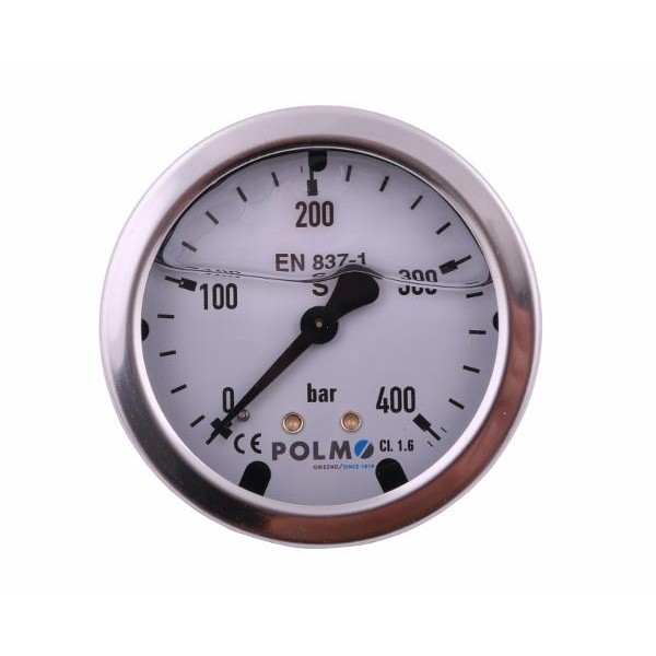 Manometr glicerynowy M63 0-400 bar MGH63KG14T400P | Exvi