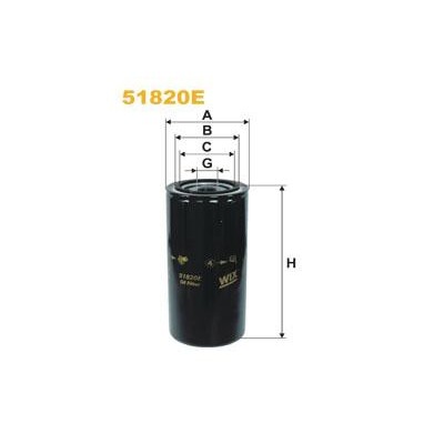 Filtr oleju LF4054 Wix (zam LF4054) 51820E | Exvi