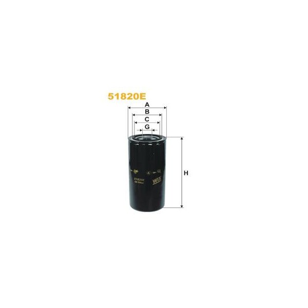 Filtr oleju LF4054 Wix (zam LF4054) 51820E | Exvi