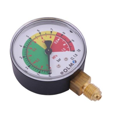 Manometr suchy M63 0-10 bar (1Mpa) MSO63PM12D10P | Exvi