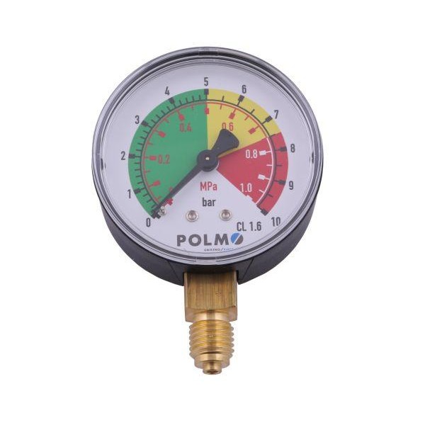 Manometr suchy M63 0-10 bar (1Mpa) MSO63PM12D10P | Exvi