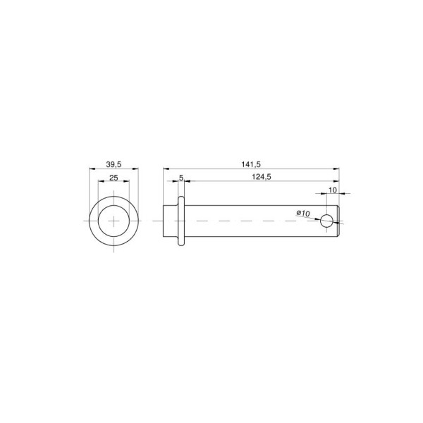 Sworzeń łącznika MF3/MF4 RM-892476M1 | Exvi