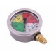 Manometr glicerynowy M63 0-40 bar MGO63KM12D40P | Exvi