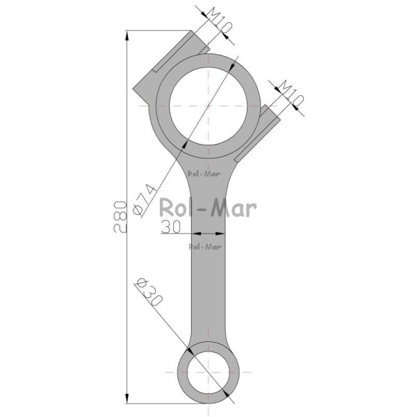 Korbowód silnika st.typ John Deere RM-AT18005 | Exvi