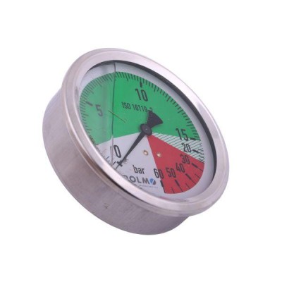Manometr glicerynowy M100 0-15/60 bar MGO100KG14T60P | Exvi