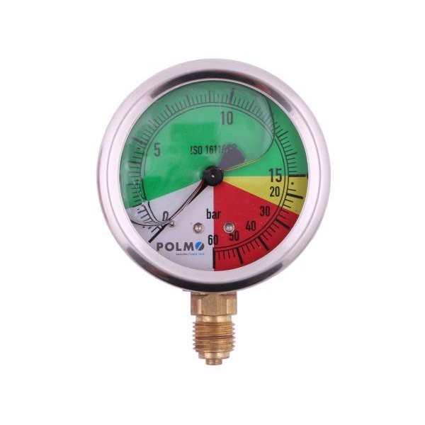 Manometr glicerynowy M63 0-15/60 bar MGO63KG14D60P | Exvi