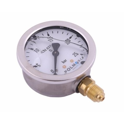 Manometr glicerynowy M63 0-25 bar MGH63KG14D25P | Exvi
