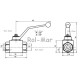Zawór kulowy hydrauliczny dwudrożny 25 MPA KHB-1/4 | Exvi
