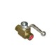 Zawór kulowy hydrauliczny dwudrożny 25 MPA KHB-1/4 | Exvi