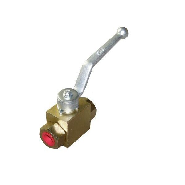 Zawór kulowy hydrauliczny dwudrożny 25 MPA KHB-3/8 | Exvi