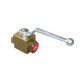 Zawór kulowy hydrauliczny dwudrożny 25 MPA KHB-3/4 | Exvi