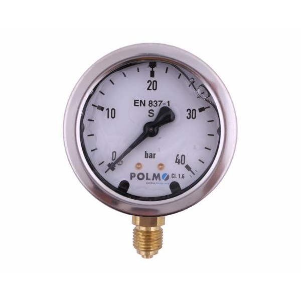 Manometr glicerynowy M63 0-40 bar MGH63KG14D40P | Exvi
