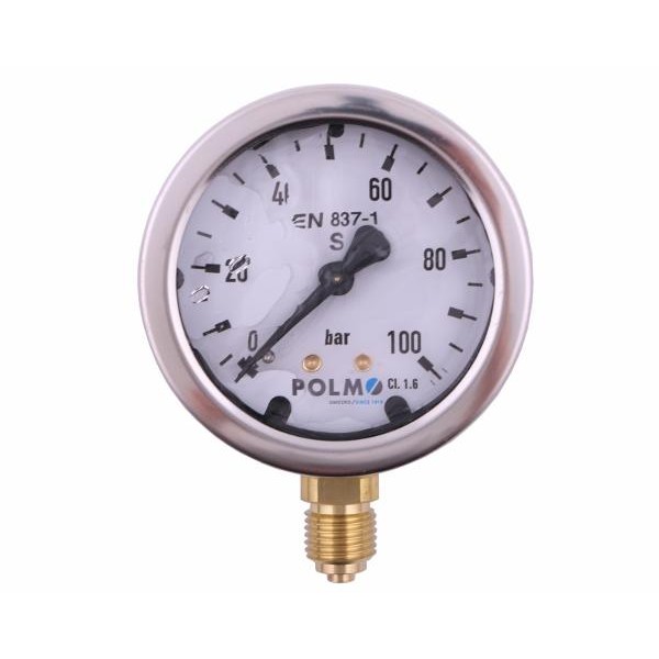 Manometr glicerynowy M63 0-100 bar MGH63KG14D100P | Exvi