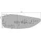 Skrzydło odkładni prawe 14"-16" Kverneland RM-063283 | Exvi