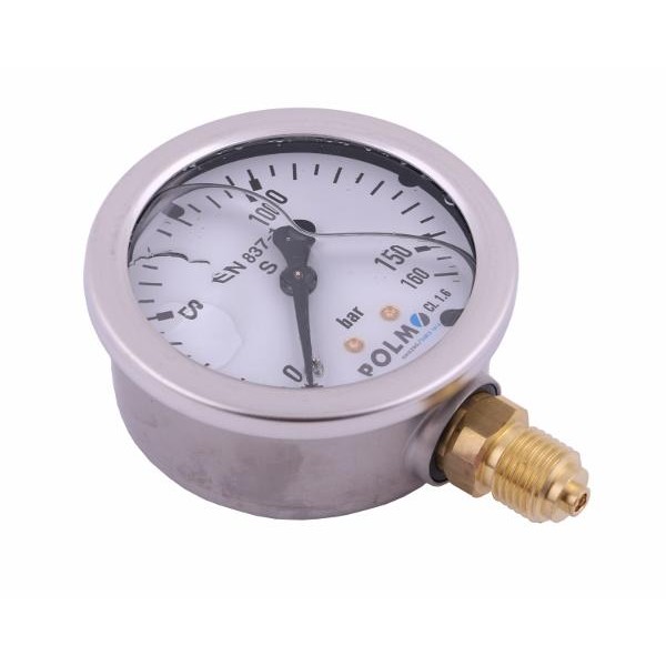 Manometr glicerynowy M63 0-160 bar MGH63KG14D160P | Exvi