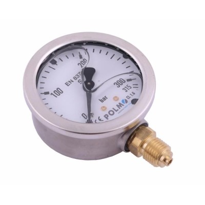 Manometr glicerynowy M63 0-315 bar MGH63KG14D315P | Exvi