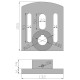Tarcza korby 220804007 Rozrzutnik 2213110080 | Exvi