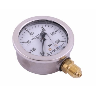 Manometr glicerynowy M63 0-600 bar MGH63KG14D600P | Exvi