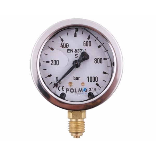 Manometr glicerynowy M63 0-1000 bar MGH63K14D1000P | Exvi