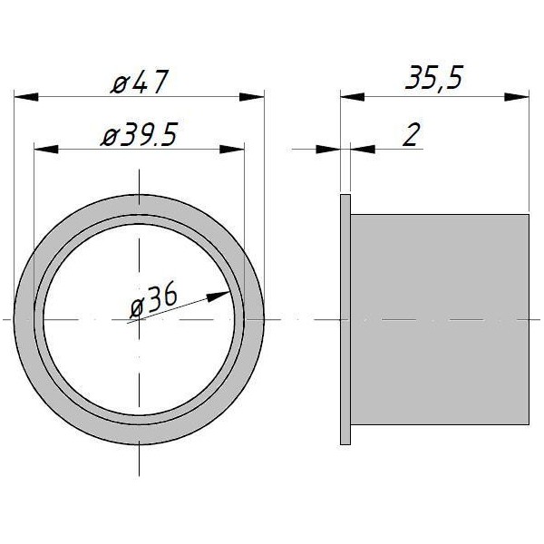 Tuleja teflonowa 008561.0 Claas RM-008561 | Exvi