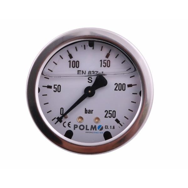 Manometr glicerynowy M63 0-250 bar MGH63KG14T250P | Exvi