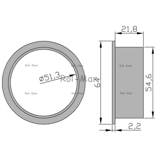 Tuleja teflonowa 008585.0 Claas RM-008585 | Exvi