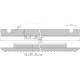 Listwy przenośników pochyłych 980mm Z38440 RM-Z38440 | Exvi