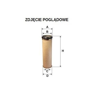 Filtr powietrza wewnętrzny/bezpiecznik 46560 | Exvi