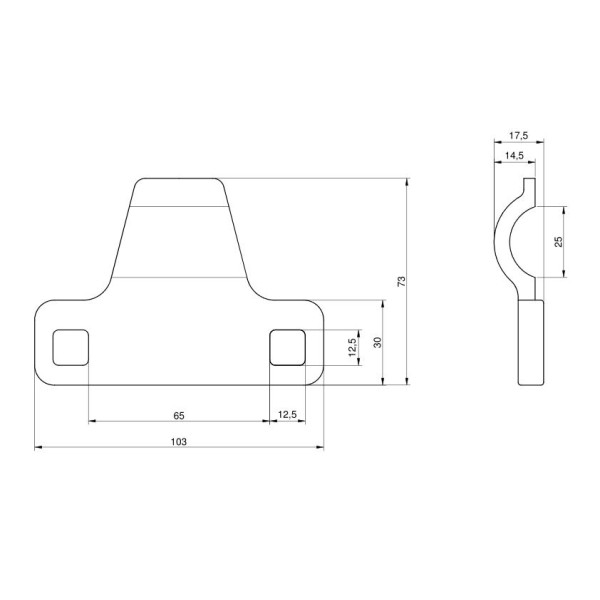 Docisk kosy 103 mm Claas RM-767940 | Exvi