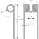 Palec podbieracza T-050 przyczepa 5307070590 | Exvi