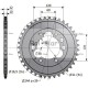 Koło łańcuchowe Z-39 12b Bizon 5040030320 | Exvi