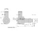 Przegub kierowniczy 73mm RM-81864115 | Exvi