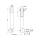 Przegub kierowniczy 243mm - M22x1,5 RM-1968464C1 | Exvi
